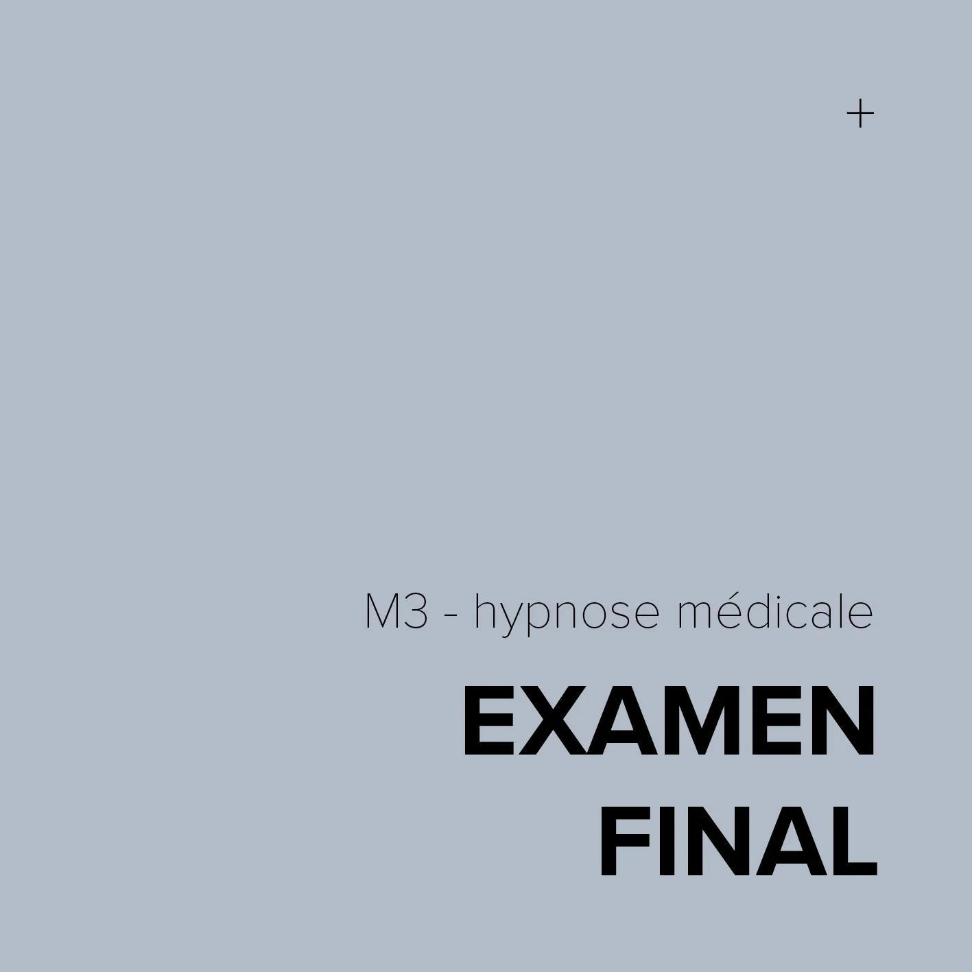 M3 | Supervision & examen